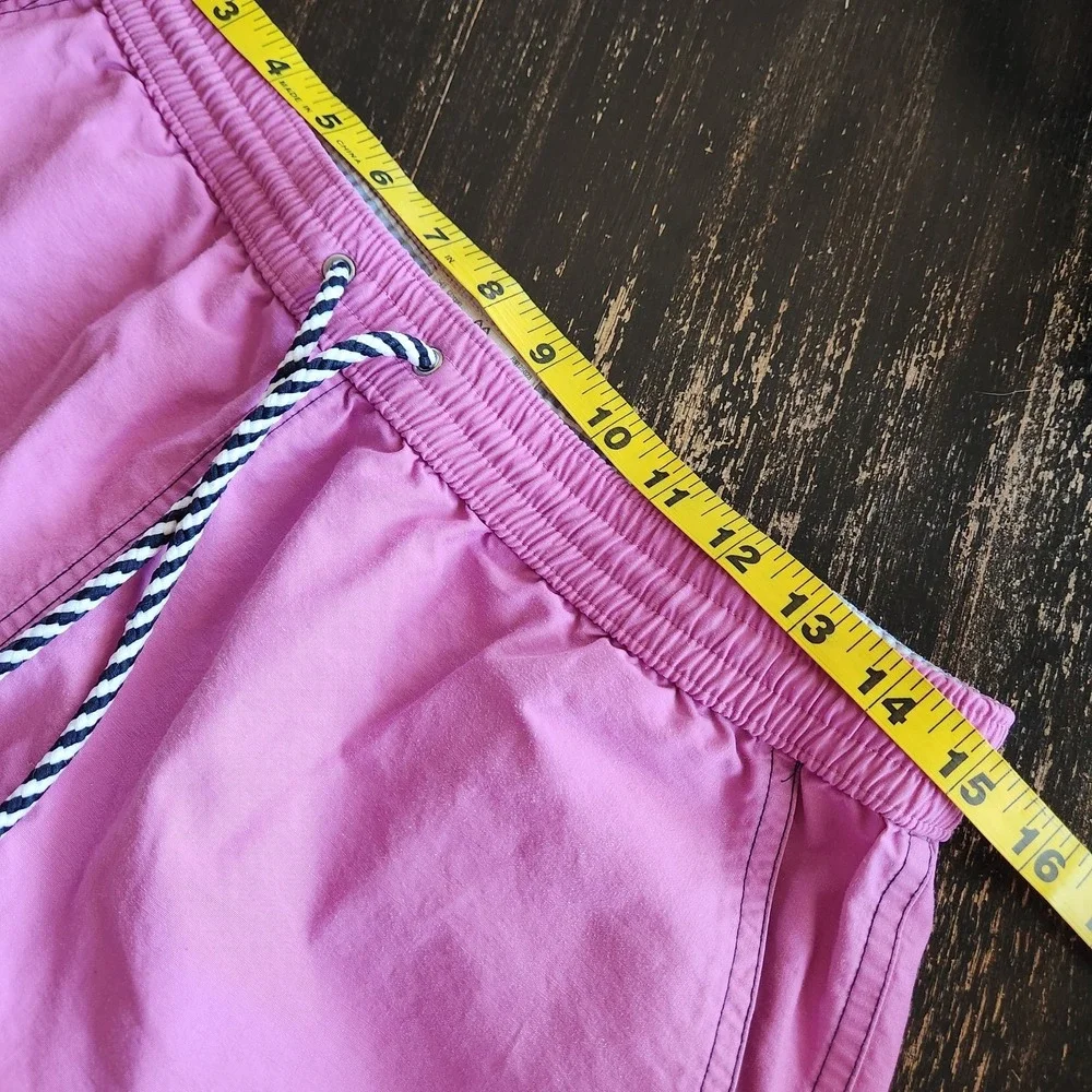 Psycho Bunny Swim Trunks Men's‎ Small UNLINED Logo Purple Drawstring Pockets